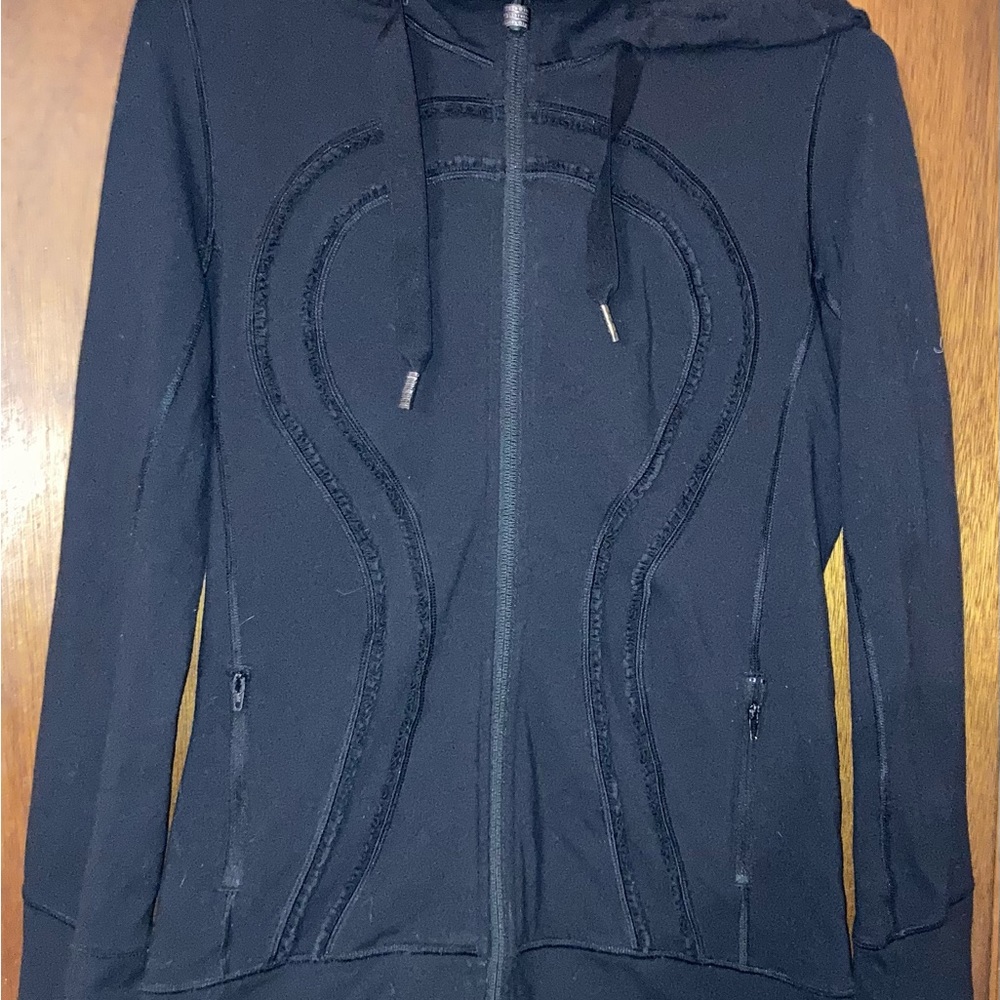 Lululemon full zip stretch hoodie size 8
